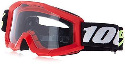 STRATA Lunettes de motocross unisexe Rouge Taille unique