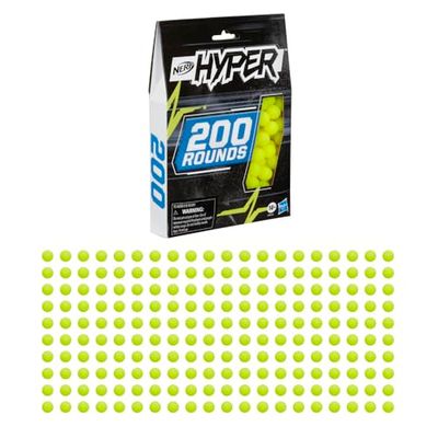NERF Hyper 200-Round Refill Incluye 200 Hyper Rounds, para Usar Hyper Blasters, abastecerse de Hyper Games