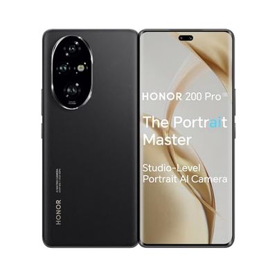 Honor 200 Pro, Dual, 512GB 12GB Ram, Black