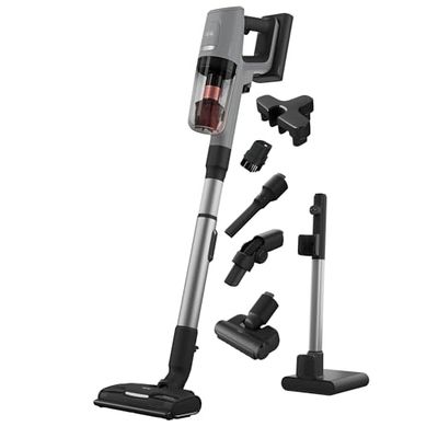 AEG Animal 8000 Steelstofzuiger, AP81AB25UG, Krachtige Motor, 60 Min Gebruiksduur, Dubbele Filtratie, Verwijdert Dierharen, Efficiënt Reinigen, Inclusief Accessoires, Handstofzuiger, 80 dB, Grijs