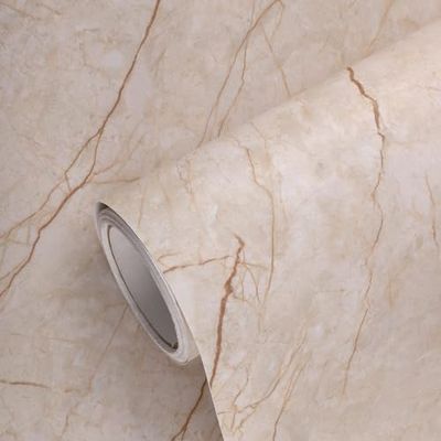 Ambiance Sticker Roll of Adhesive Floor Adhesive Non-Slip Waterproof by The Metre for Living Room, Bedroom and Dining Room – H60 cm x L5 m