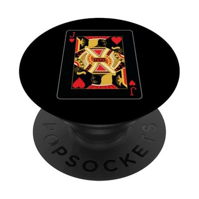 Naipes Jack of Hearts PopSockets PopGrip Adhesivo