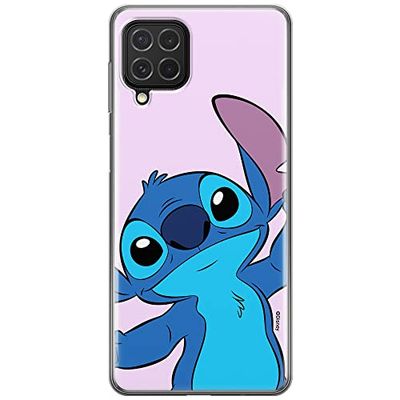 ERT GROUP mobiltelefonfodral för Samsung F62 / M62 originalt och officiellt licensierat Disney mönster Stitch 018 optimalt anpassad till formen på mobiltelefonen, fodral tillverkad av TPU-plast