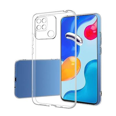 Genomskinligt skal för Xiaomi Redmi 10 Power, 【Icke-gulnare】Tunnt skal, stötsäkert, reptåligt transparent TPU-silikonbakstycke - transparent