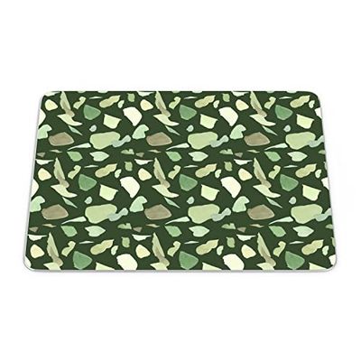 Bonamaison, Tappetino per mouse rettangolare con stampa digitale pop art, base antiscivolo, per ufficio e casa, dimensioni: 22 x 18 cm
