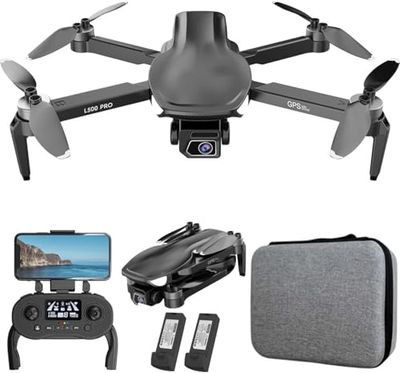 LUXWALLET Libra Eagle - 30KM/h Drone - 191 gram - WiFi GPS 4K Drone - EIS Stabilisator - 1200 Meter 5G Afstand + 2X Accu