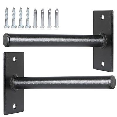 SYL Fitness Wandgemonteerde halterplaathouder, wandrek voor gewichtsopslag - geschikt voor 1 inch halterschijven (gewichtshouder voor platen van 1 inch)
