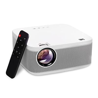 KODAK Proyector Multimedia FLIK X10 Full HD, Mini Sistema de Cine en casa Compacto y portátil con Control Remoto, proyección de Video nativa de 1080p y Cable HDMI