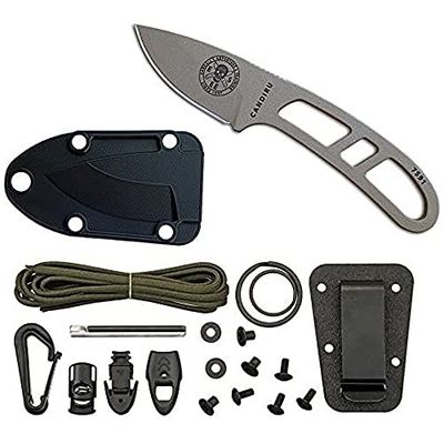 ESEE ESCANDEKIT mes vast mes unisex - volwassenen zwart één maat