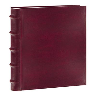 Pioneer Photo Albums CLB-257/BG 200-Pocket European Bonded Leather Photo Album for 5 by 7-Inch Prints, Burgundy