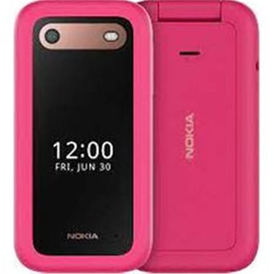 Nokia 2660 4G, Dual SIM, wyświetlacz 2,8", duże przyciski, przycisk SOS, aparat, Bluetooth, bezprzewodowe radio FM i odtwarzacz mp3, duża bateria, różowy, Włochy