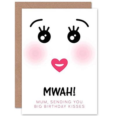 Wee Blue Coo CARD BIRTHDAY HAPPY JAPANESE KAWAII CUTE KISS MUM GIFT