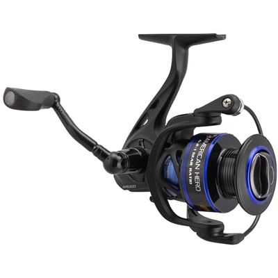 Lew's American Hero 400 6.2:1 Spinning Reel Clam, Svart