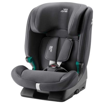 BRITAX RÖMER Kinderzitje EVOLVAFIX, met ISOFIX, voor kinderen van 76-150 cm (i-Size), 15 maanden - 12 jaar, Midnight Grey
