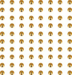 Artemio 80 Golden Adhesive Rhinestones