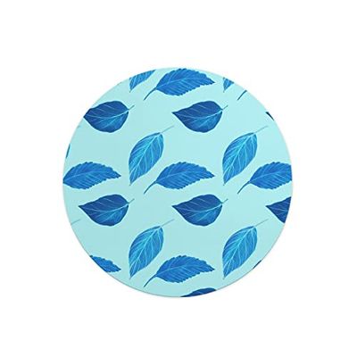 Questo Casa, Round Digital Printed Mouse Pad, Non-Slip Base, for Office and Home, Diameter:22cm