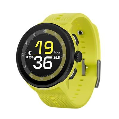 SUUNTO Run Reloj GPS Running, Pantalla Táctil AMOLED 1,32'', Ligero, Multideporte, Monitor Actividad, GPS Preciso, Seguimiento Cardíaco/Sueño, 12 Días Autonomía, 4GB Almacenamiento Música
