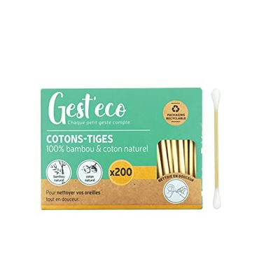 COTON-TIGES X200 BAMBOU NATUREL