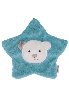 Sterntaler Baby Unisex warmtekussen baby warmtekussen ijsbeer Elia - kersenpitkussen, korrelkussen, buikwarmer - donkerturquoise