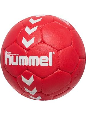 hummel HMLBEACH Bola de andebol Ball, unissexo para adulto, vermelho/branco, 2