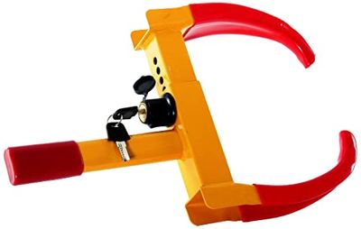 ProSource hg-1110-clamp - Morsetto antifurto per pneumatici, resistente, giallo/rosso, 53,3 x 15,2 x 5,1 cm