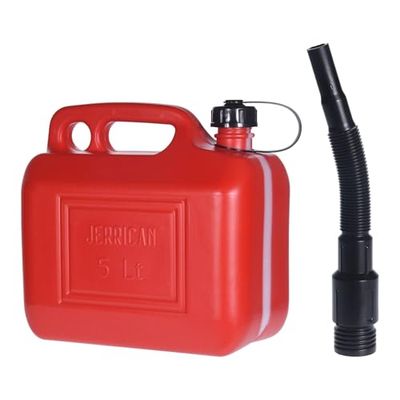 Well Home Tanica in polietilene da 5 l, colore rosso