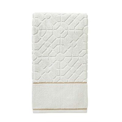 SKL Home Vern Yip - Asciugamano da bagno in lattice di bambù, colore: bianco