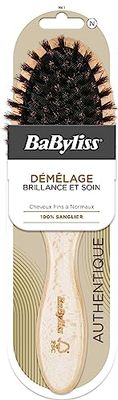 BaByliss Pneumatic Wooden Brush 100% Boar