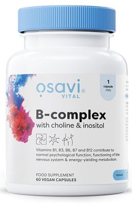 Osavi B-Complex with Choline & Inositol - 60 Vegan caps