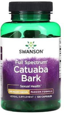 Swanson - Full Spectrum Catuaba Bark, 465mg | Vitality and Endurance Support - 120 Capsules