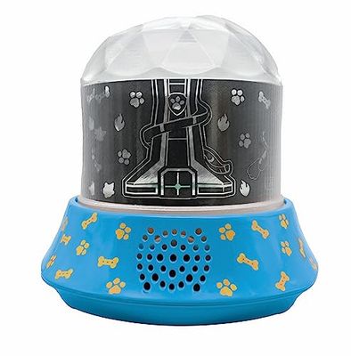 Lexibook, La Pat'Patrouille, Veilleuse avec Enceinte, Projections de l'univers Pat' Patrouille, Lumières kaléidoscopiques au Plafond, Haut Parleur avec Prise auxiliaire, Rechargeable, NLJ035PA