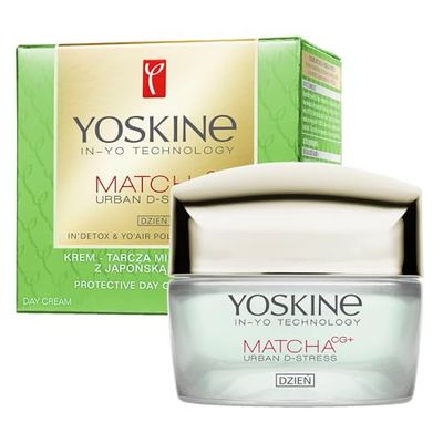 Yoskine Matcha Urban D-Stress Protective Day Cream SPF 20