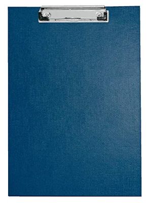 Veloflex 4814950 Writing Board A4 Polypropylene Laminated Linen Texture Blue
