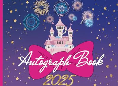 Castle Autograph Book 2025: Vacation Memories | The Ultimate Autograph and Photo Journal for Theme Park and Cruise Adventures For Kids