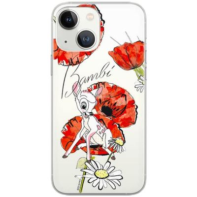 ERT GROUP mobiltelefonfodral för Iphone 13 MINI originalt och officiellt licensierat Disney mönster Bambi 002Vit optimalt anpassad till formen på mobiltelefonen, gedeeltelijk transparant