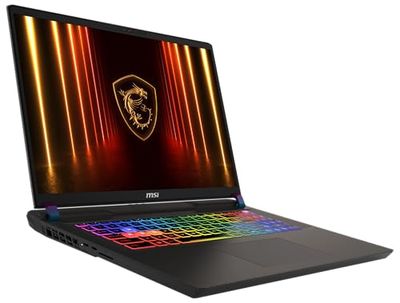 MSI Vector 17 HX AI laptop gamingowy, 17-calowy wyświetlacz QHD Plus 240 Hz, Intel Core Ultra 9 275HX, NVIDIA GeForce RTX 5090, 32 GB RAM, 2 TB SSD, Windows 11 Home, klawiatura QWERTZ, kolor szary