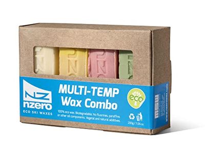 NZEROWAX - Combo Eco Multi Temperaturen Was Pack, 200g 50g (x4) | Ecologische plantaardige was voor verschillende temperaturen