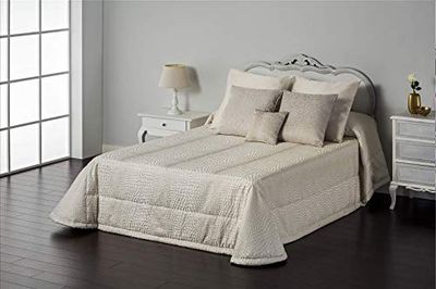 Textilia EDREDÓN PITÓN para Cama DE 150 (250x265 cm) Color 3 Beige (Pitón 250 Color 3 Beige)