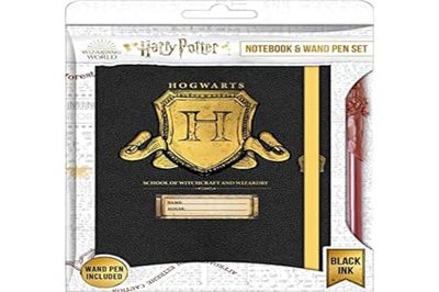 BLUE SKY Harry Potter Hogwarts Kinderset, uniseks - notitieboek en pen, toverstaf, kleurrijk, Estándar, Meerkleurig
