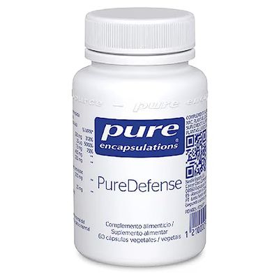 PURE ENCAPSULATIONS PureDefense, Combinación de Micronutrientes, Quercetina, NAC, Epicor y Estractos Herbales, Apoya al Sistema Inmunitario, 60 Cápsulas Vegetales