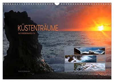 Küstenträume im Panoramablick (Wandkalender 2026 DIN A3 quer), CALVENDO Monatskalender: Traumhafte Meeresküsten, Über- und Unterwasser