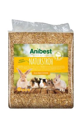 Anibest Paille Naturelle 4 kg