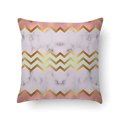Doge Milano Coussin avec impression numérique, 100% Made in Italy, Coussin de canapé décoratif, amovible et lavable, modèle Liala, 40x40x5 cm