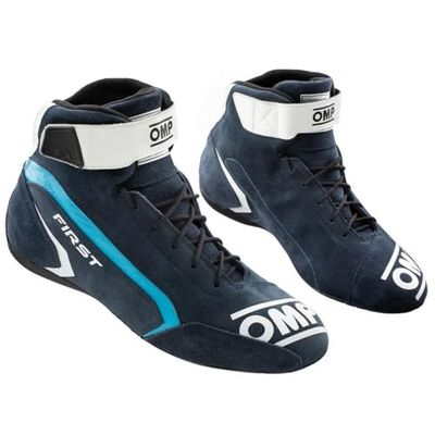 Omp Mixte First Race My2021 Chaussures Bleu/Cyan Taille 44 FIA 8856-2018 Bateau, Standard