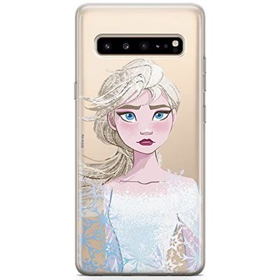 ERT GROUP Mobiltelefonskal för Samsung S10 5G original och officiellt licensierat Disney-mönster Frozen 2 014 optimalt anpassat till mobiltelefonens form, delvis transparent