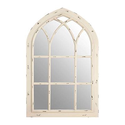 Premier Housewares Wall Mirror, Chinese Oak, Glass
