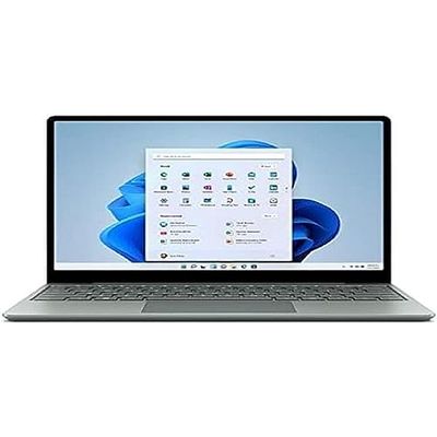Microsoft Surface Laptop Go 2 (Windows 11, 12,4" ekran dotykowy, Intel Core i5, 8 GB RAM, 256 GB SSD, klawiatura AZERTY) - Szałwiowa zieleń - Najlżejszy laptop powierzchnia