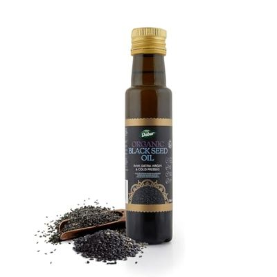 Dabur Organic Blackseed Oil - 100 ml, For Hair Growth & Nourishing, With the goodness Of Black Seed, For Anti Hair Loss