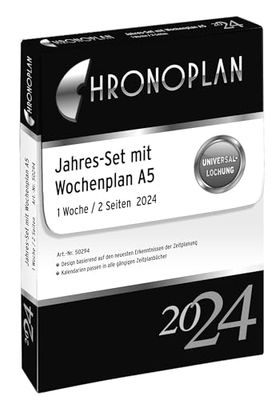 Chronoplan kalenders jaarset 2014 DIN A5 (1 week/2 pagina's).