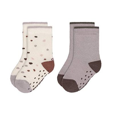 LÄSSIG Unisex anti-slip sokken voor kinderen, ganzenpaars, 26 EU